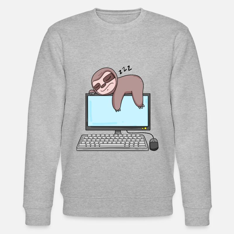 Computer Nerd Programmierer Geschenk - Stanley/Stella Unisex Bio-Sweatshirt CHANGER  - Grau meliert