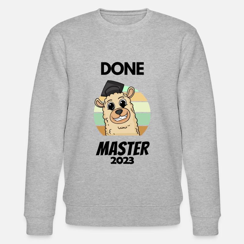 Master 2023 - Stanley/Stella Unisex Bio-Sweatshirt CHANGER  - Grau meliert
