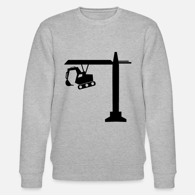 Engineer Engineer Site Manager - Stanley/Stella CHANGER Unisex Organic Sweatshirt - heather grey