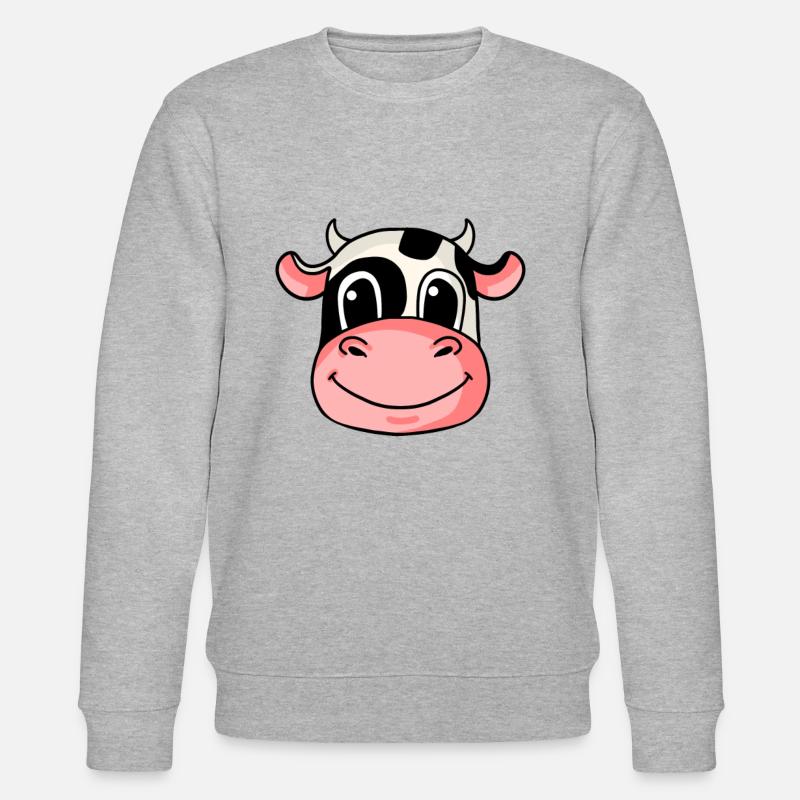 Tête de vache - Sweat bio CHANGER Stanley/Stella Unisexe - gris chiné