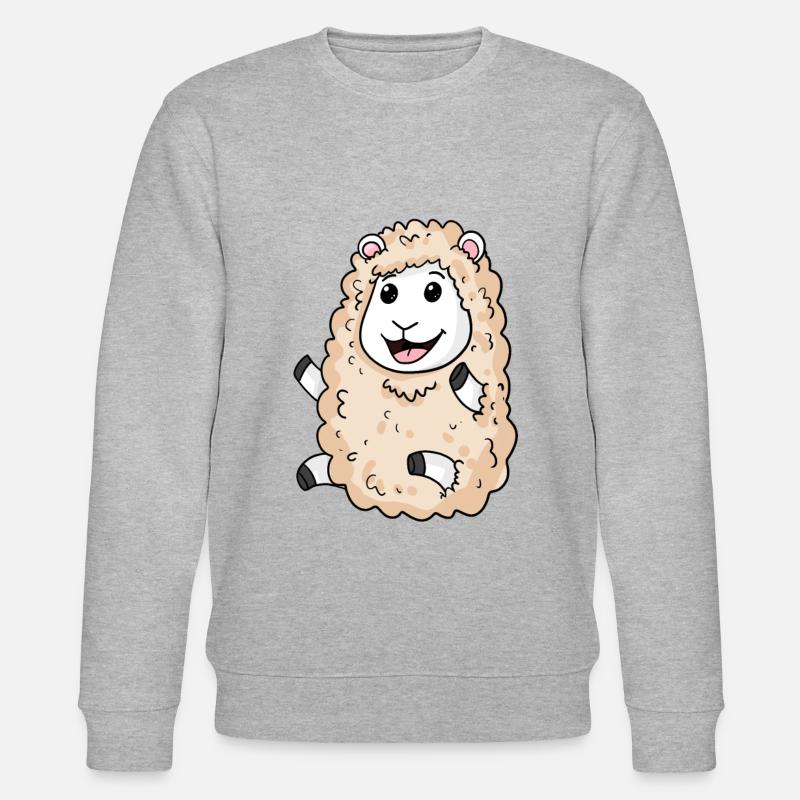 Schaf - Stanley/Stella Unisex Bio-Sweatshirt CHANGER  - Grau meliert