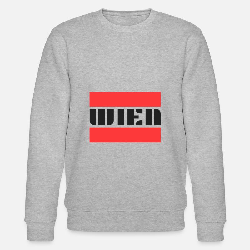 Wien! - Stanley/Stella Unisex Bio-Sweatshirt CHANGER  - Grau meliert