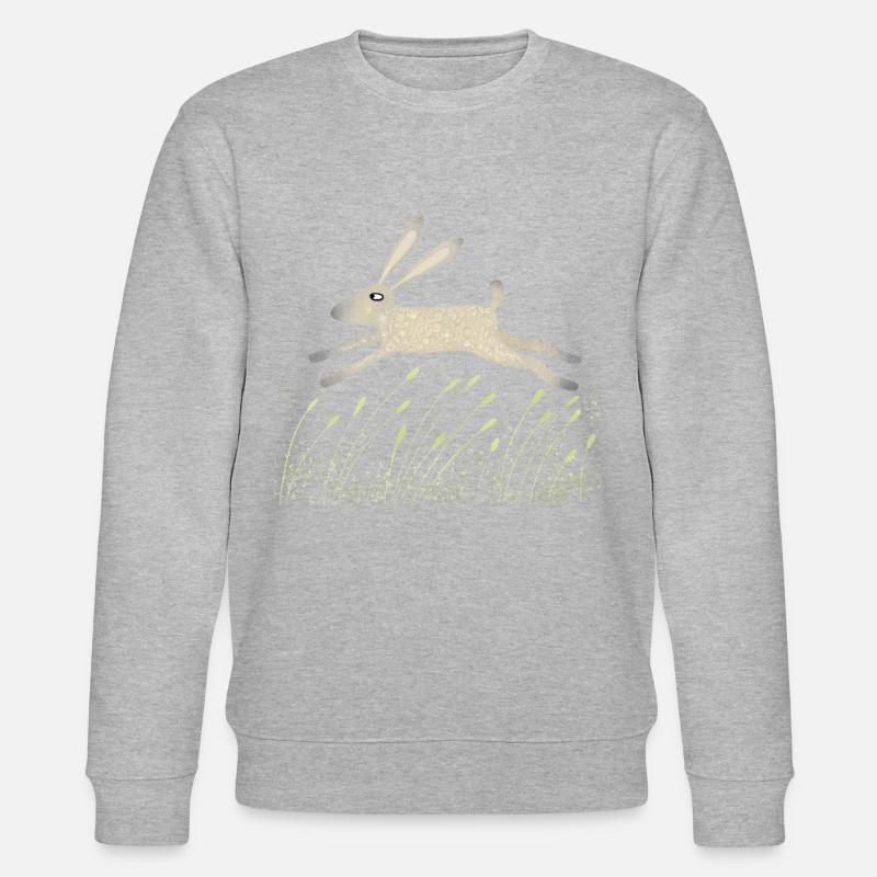 Hare - Stanley/Stella CHANGER Unisex Organic Sweatshirt - heather grey