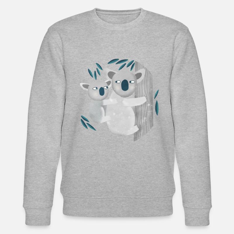Koala - Stanley/Stella Unisex Bio-Sweatshirt CHANGER  - Grau meliert