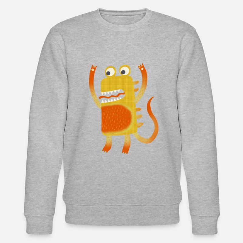 Monstres mignons - Sweat bio CHANGER Stanley/Stella Unisexe - gris chiné