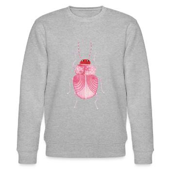 Sarkastischer - Stanley/Stella Unisex Bio-Sweatshirt CHANGER  - Grau meliert - Vorne - Nik (191cm) & Marisol (170cm)