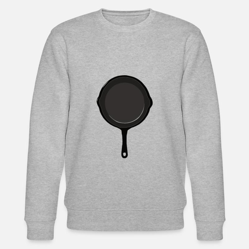 Pan Gamer Chicken Dinner - Stanley/Stella Unisex Bio-Sweatshirt CHANGER  - Grau meliert