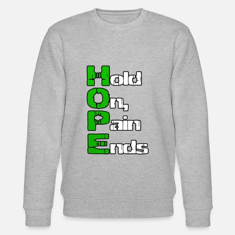 Hope - Stanley/Stella Unisex Bio-Sweatshirt CHANGER  - Grau meliert
