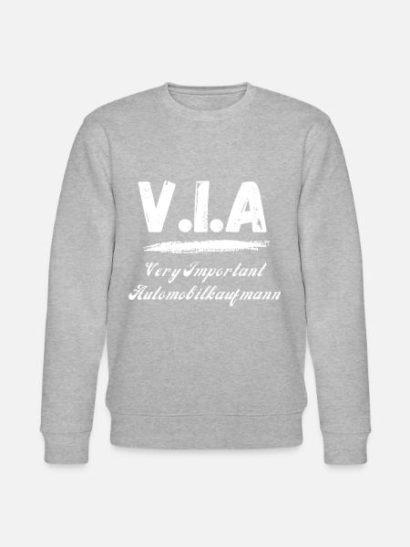 Automobilkaufmann Beruf Geschenkidee - Stanley/Stella Unisex Bio-Sweatshirt CHANGER  - Grau meliert