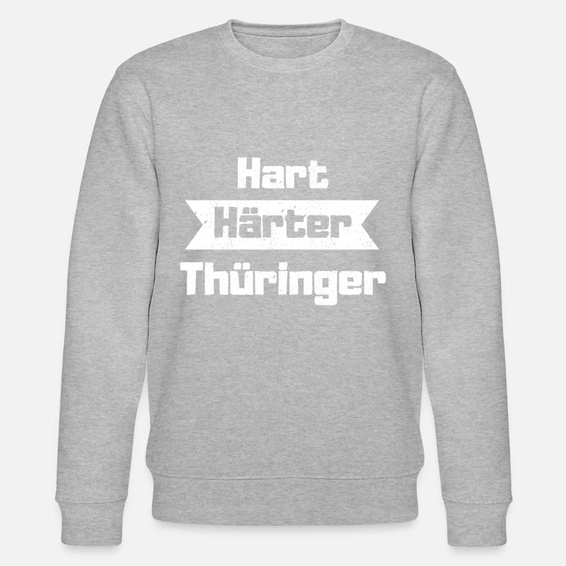 Thüringer hart härter - Stanley/Stella Unisex Bio-Sweatshirt CHANGER - Grau meliert
