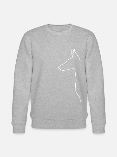 Doberman Pinscher Doberman Gift - Stanley/Stella CHANGER Unisex Organic Sweatshirt - heather grey