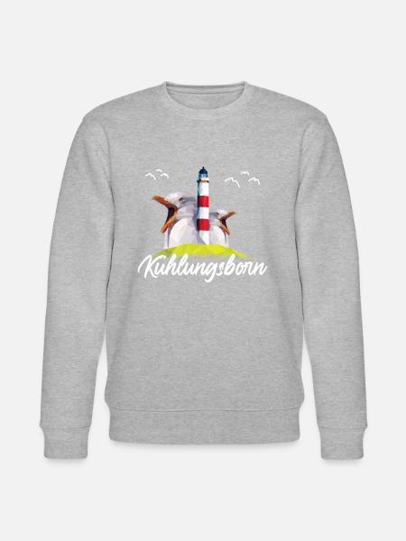 Kühlungsborn Ostsee Küste Strand Souvenir Geschenk - Stanley/Stella Unisex Bio-Sweatshirt CHANGER - Grau meliert