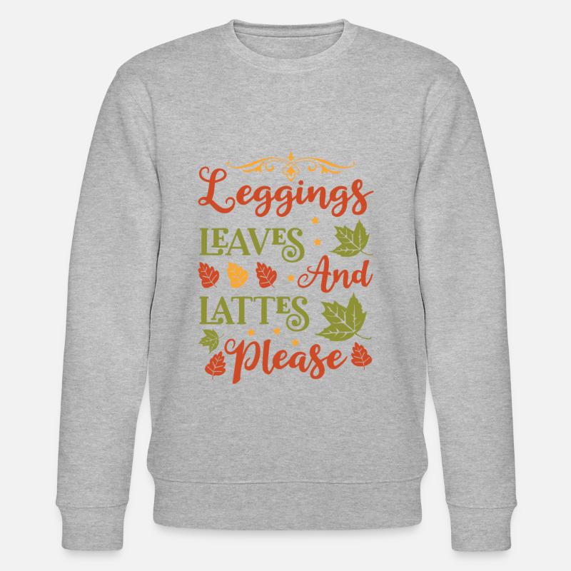 Herbst goldene Jahreszeit - Stanley/Stella Unisex Bio-Sweatshirt CHANGER  - Grau meliert