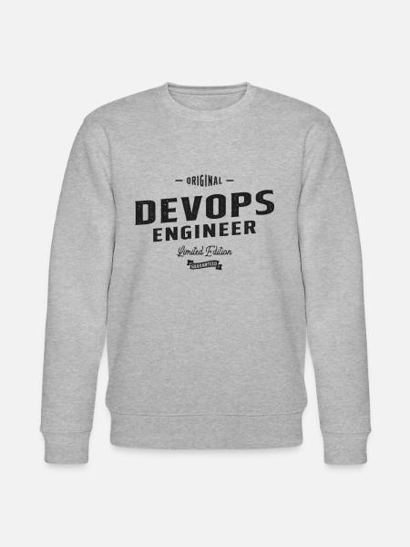 Devops Engineer Lustige Berufsbezeichnung Beruf - Stanley/Stella Unisex Bio-Sweatshirt CHANGER - Grau meliert