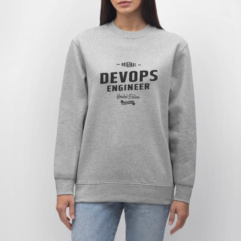 Devops Engineer Funny Job Title Profession Stanley/Stella CHANGER Unisex Organic Sweatshirt