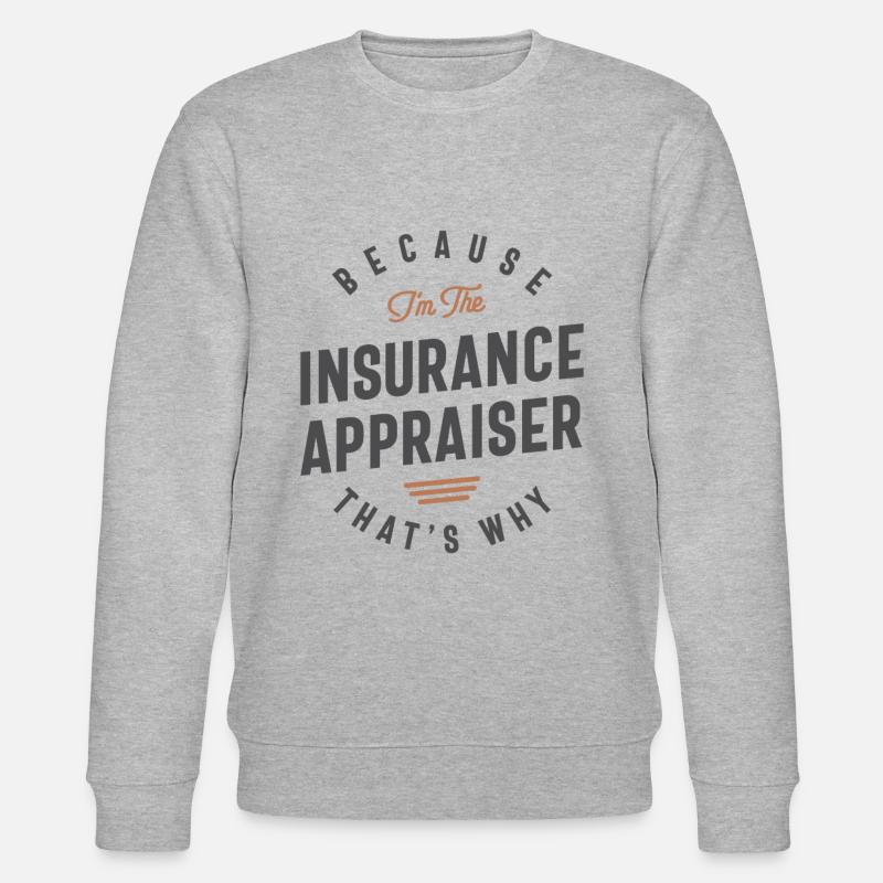 Évaluateur d’assurance Profession - Sweat bio CHANGER Stanley/Stella Unisexe - gris chiné