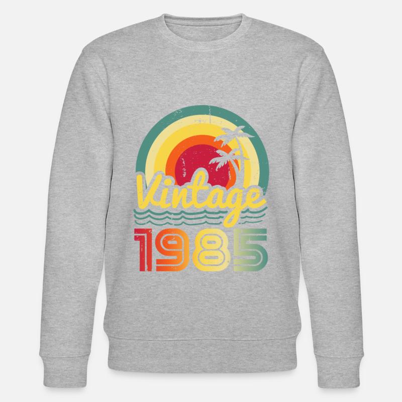 1985 - Stanley/Stella Unisex Bio-Sweatshirt CHANGER  - Grau meliert