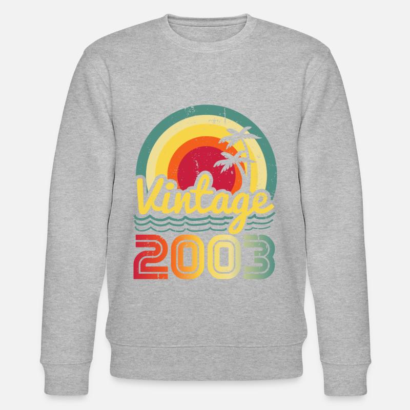 2003 - Sweat bio CHANGER Stanley/Stella Unisexe - gris chiné