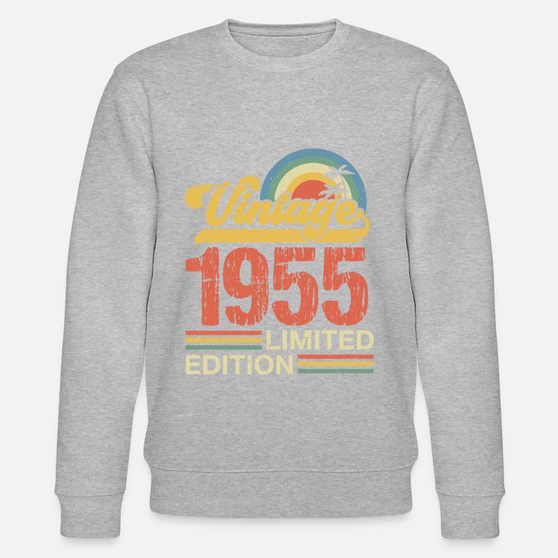 1955 - Stanley/Stella Unisex Bio-Sweatshirt CHANGER  - Grau meliert