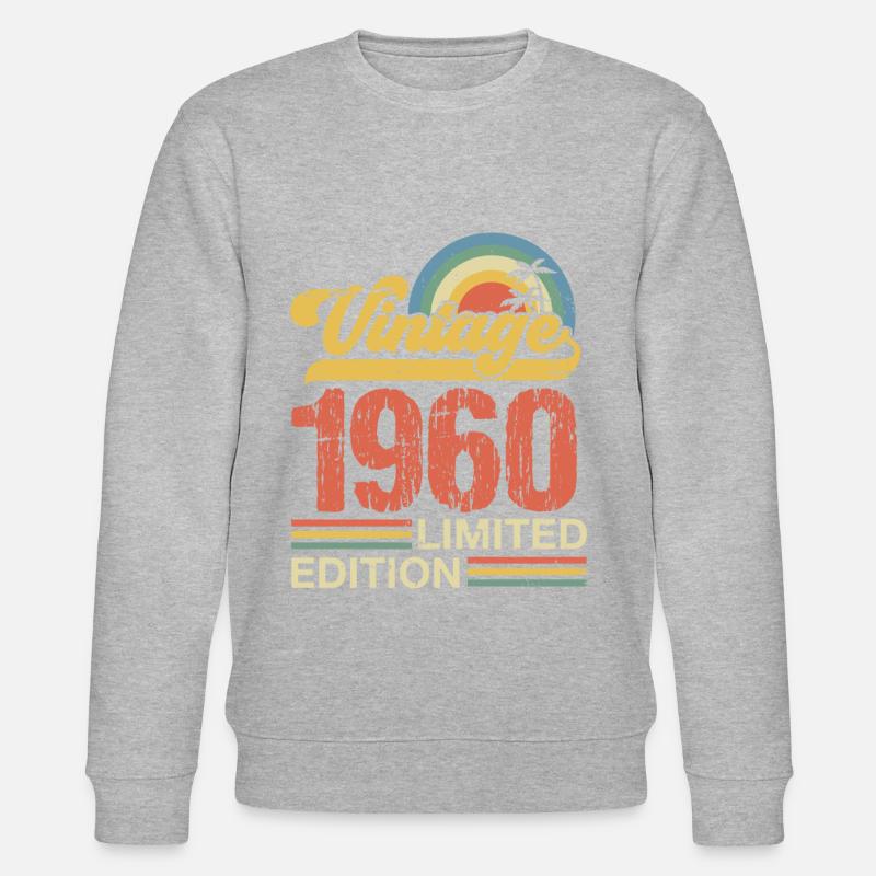 1960 - Stanley/Stella Unisex Bio-Sweatshirt CHANGER  - Grau meliert