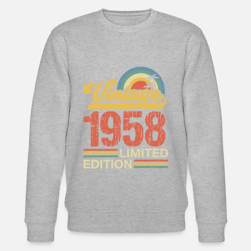 1958 - Stanley/Stella Unisex Bio-Sweatshirt CHANGER  - Grau meliert
