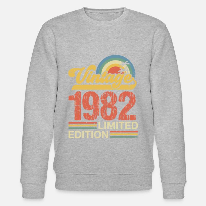 1982 - Stanley/Stella Unisex Bio-Sweatshirt CHANGER  - Grau meliert