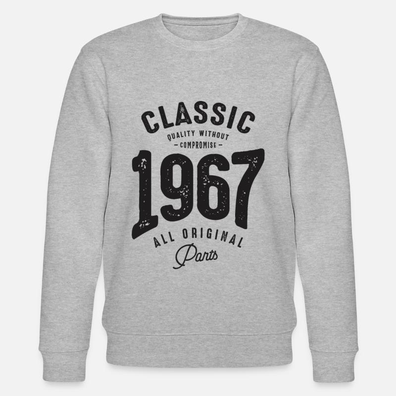 Classique 1967 - 55e anniversaire - Sweat bio CHANGER Stanley/Stella Unisexe - gris chiné