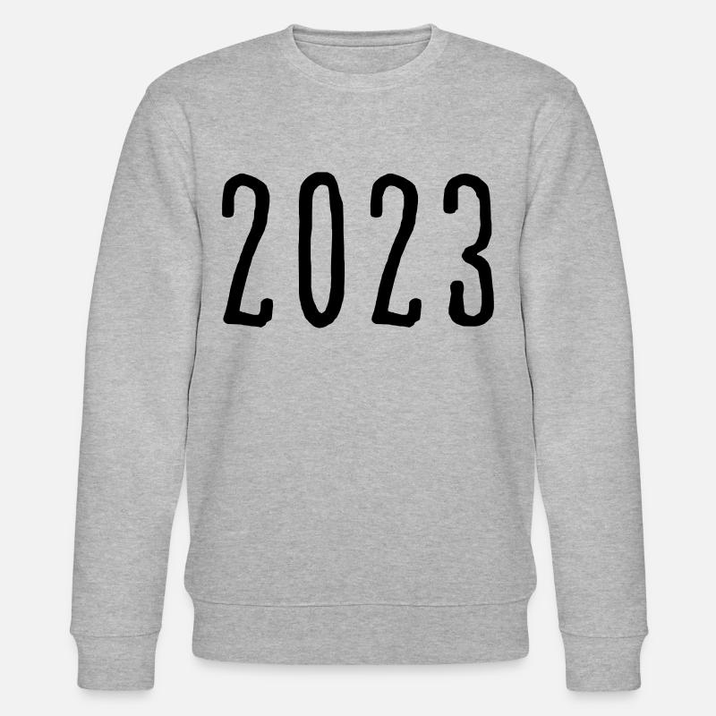 2023 - Année - Nouvel An - Sweat bio CHANGER Stanley/Stella Unisexe - gris chiné