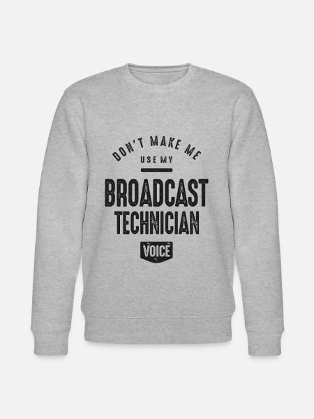 Beruf Rundfunktechniker - Stanley/Stella Unisex Bio-Sweatshirt CHANGER  - Grau meliert