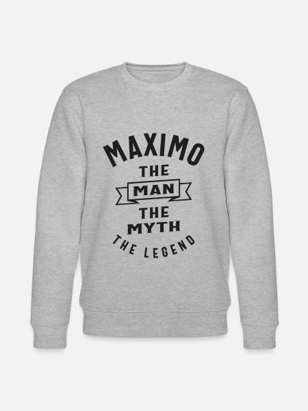 Maximo Custom Name - Stanley/Stella CHANGER Unisex Organic Sweatshirt - heather grey
