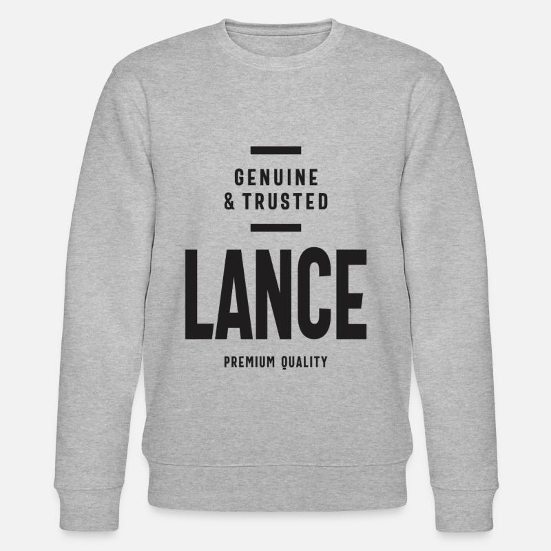 Benutzerdefinierter Name der Lanze - Stanley/Stella Unisex Bio-Sweatshirt CHANGER  - Grau meliert