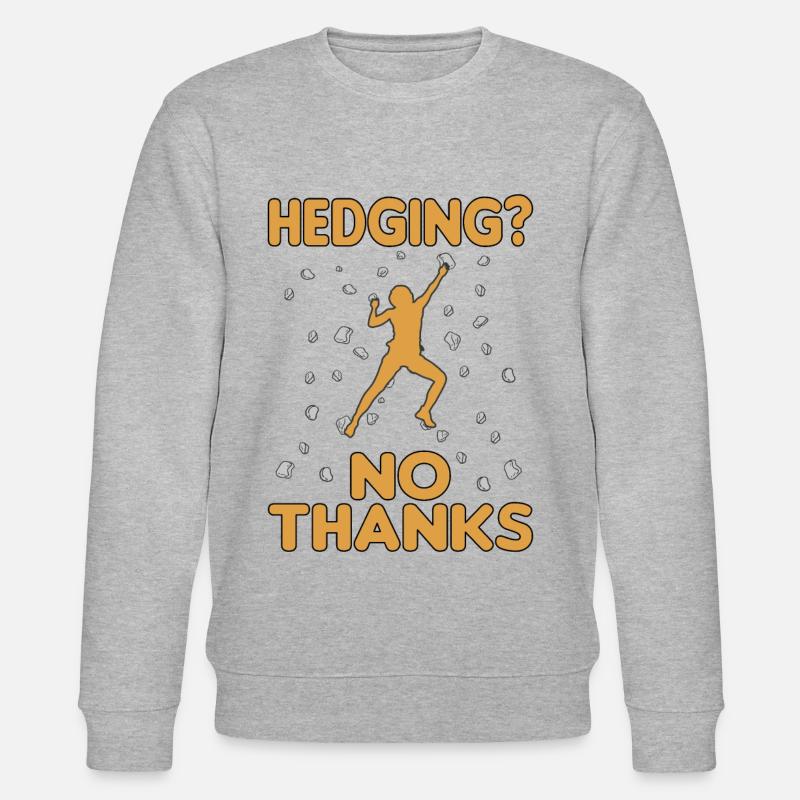 Bouldering Bouldering Climbing Boulderer Bouldering - Stanley/Stella CHANGER Unisex Organic Sweatshirt - heather grey