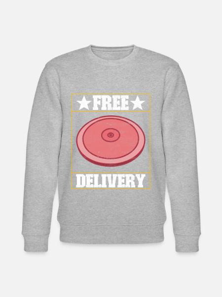 Diskuswerfer Diskuswerfen - Stanley/Stella Unisex Bio-Sweatshirt CHANGER  - Grau meliert