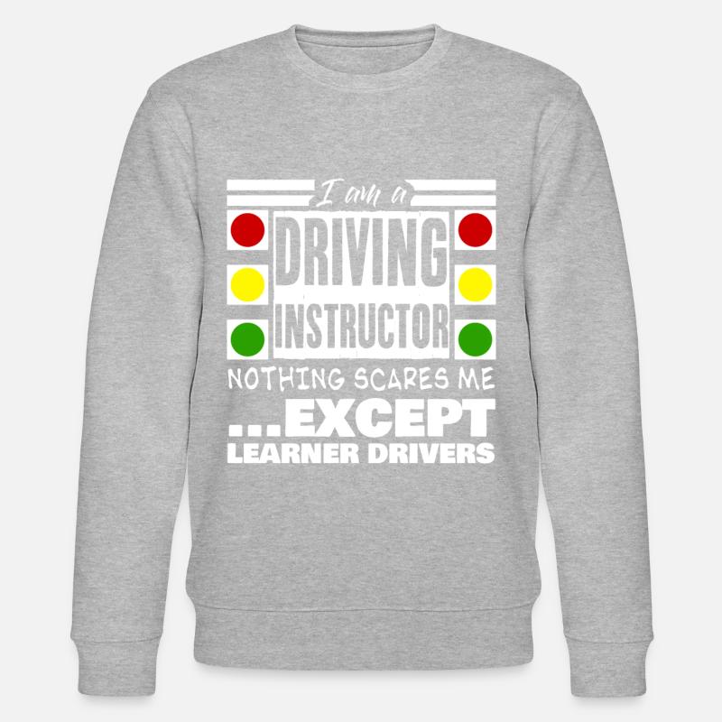 Moniteur d’auto-école Apprentis conducteurs - Sweat bio CHANGER Stanley/Stella Unisexe - gris chiné
