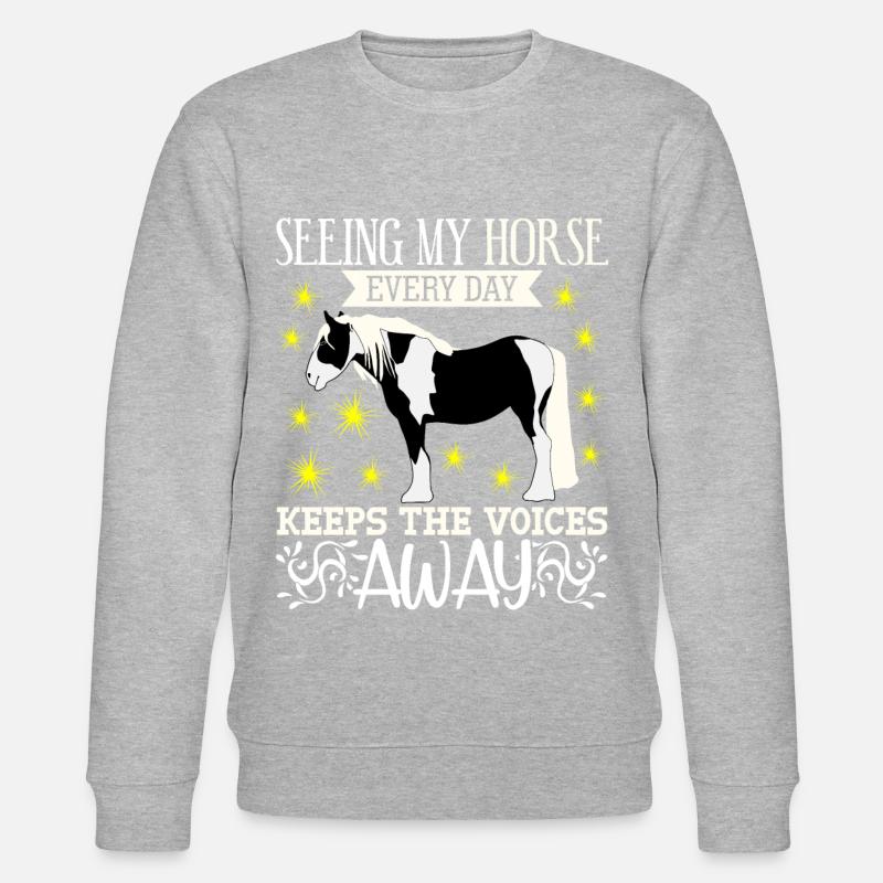 Équitation - Sweat bio CHANGER Stanley/Stella Unisexe - gris chiné