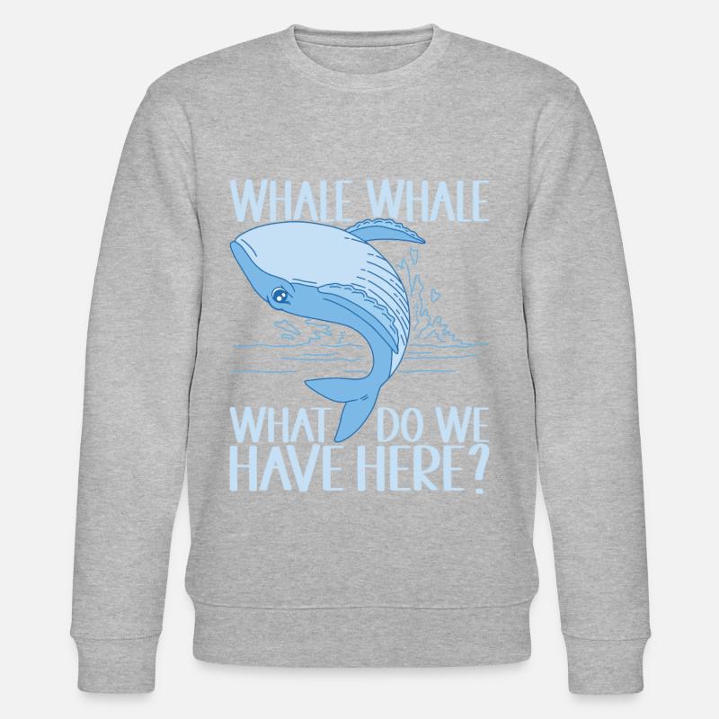 Wale Walfisch - Stanley/Stella Unisex Bio-Sweatshirt CHANGER  - Grau meliert