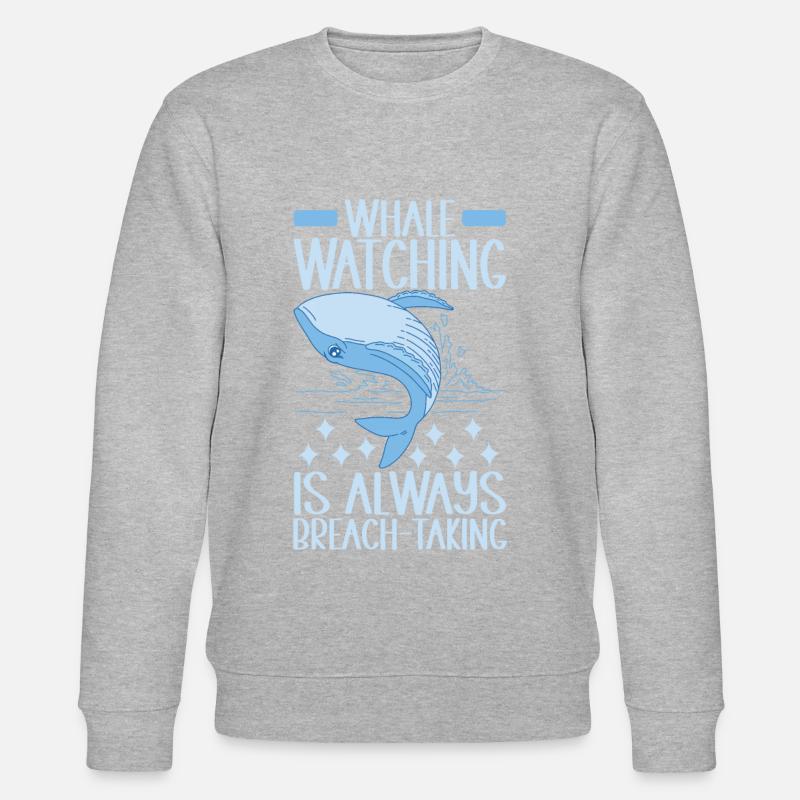 Wale Walfisch - Stanley/Stella Unisex Bio-Sweatshirt CHANGER  - Grau meliert
