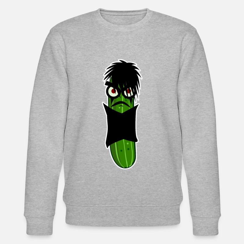 Goth Cucumber Gothic - Stanley/Stella CHANGER Unisex Organic Sweatshirt - heather grey