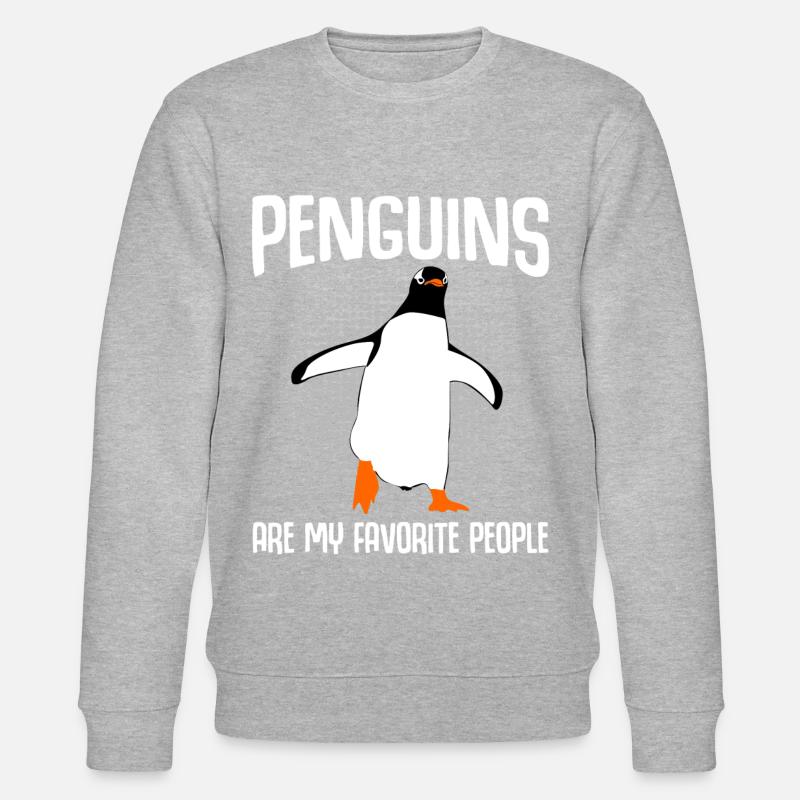 Penguins Penguin - Stanley/Stella CHANGER Unisex Organic Sweatshirt - heather grey