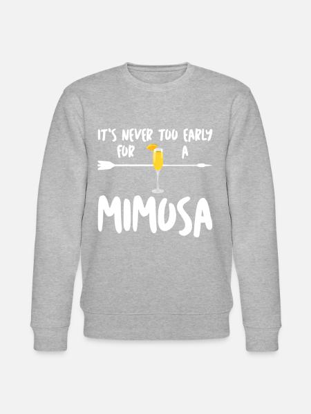 Mimosen Brunch Mimosa - Stanley/Stella CHANGER Unisex Organic Sweatshirt - heather grey