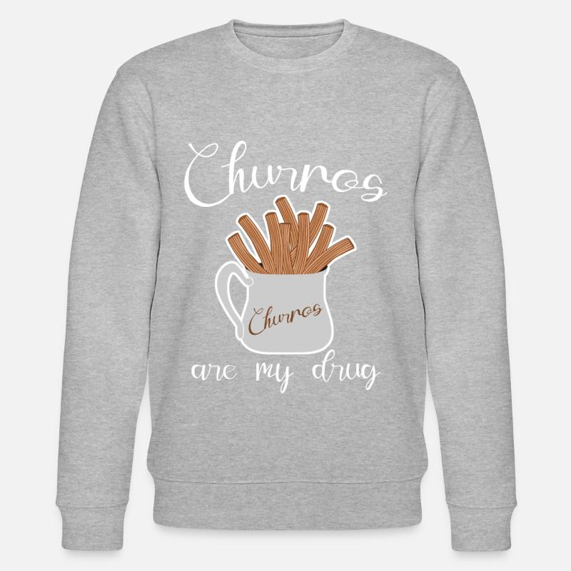 Churro Churros Churrería - Sweat bio CHANGER Stanley/Stella Unisexe - gris chiné
