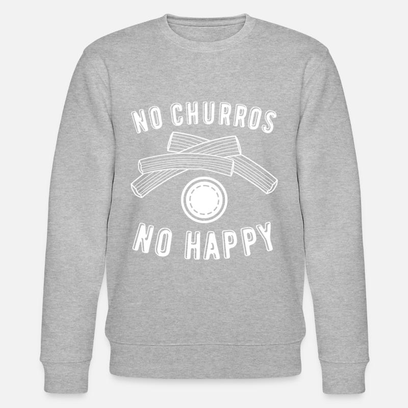 Churros Churrería - Stanley/Stella Unisex Bio-Sweatshirt CHANGER  - Grau meliert