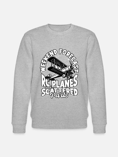 Model aircraft - Stanley/Stella CHANGER Unisex Organic Sweatshirt - heather grey