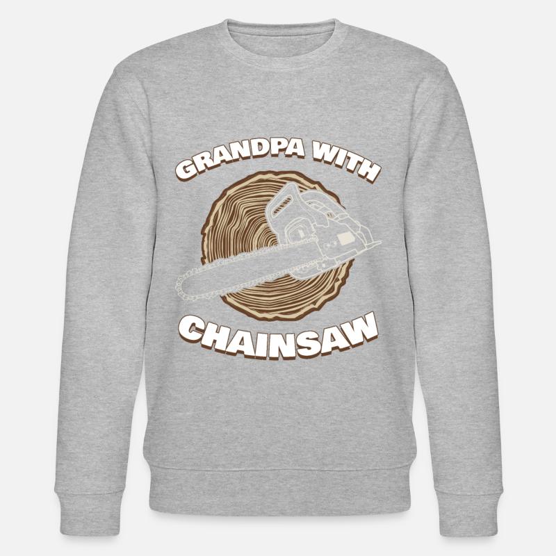 Tronçonneuses Tronçonneuse Tronçonneuse Tronçonneuse - Sweat bio CHANGER Stanley/Stella Unisexe - gris chiné