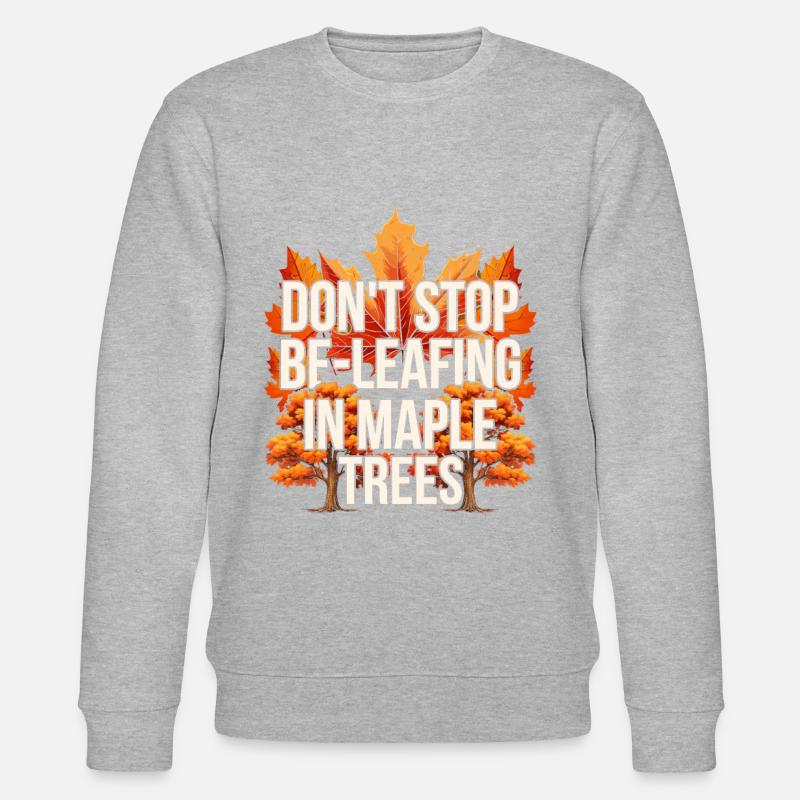 Maple Syrup Maple Tree - Stanley/Stella CHANGER Unisex Organic Sweatshirt - heather grey