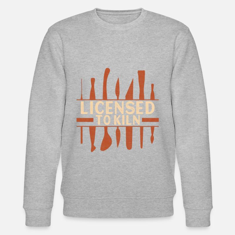 Töpfern Töpfer - Stanley/Stella Unisex Bio-Sweatshirt CHANGER  - Grau meliert