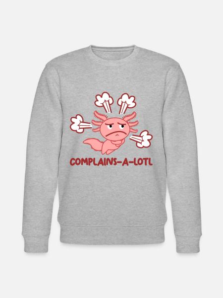 Axolotl Axolotls - Stanley/Stella CHANGER Unisex Organic Sweatshirt - heather grey