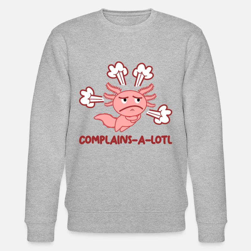 Axolotl Axolotls - Sweat bio CHANGER Stanley/Stella Unisexe - gris chiné