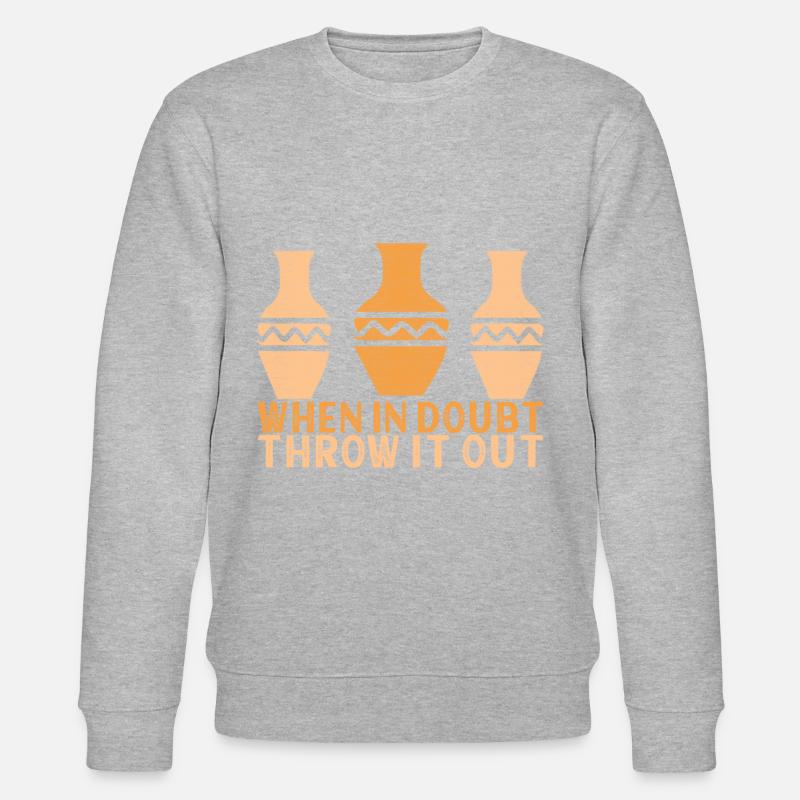 Pottery Pottery - Stanley/Stella CHANGER Unisex Organic Sweatshirt - heather grey