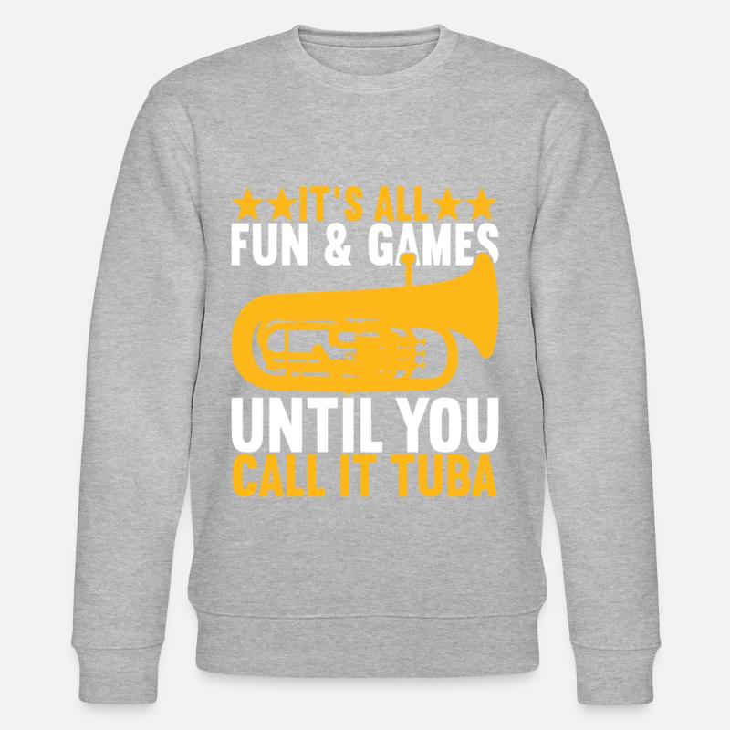 Euphonium Euphonium Player - Stanley/Stella CHANGER Unisex Organic Sweatshirt - heather grey